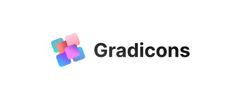 Gradicons - gradient icons for Web, iOS and Android